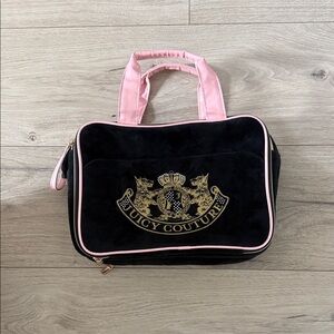 Juicy Couture Black and Pink Tote